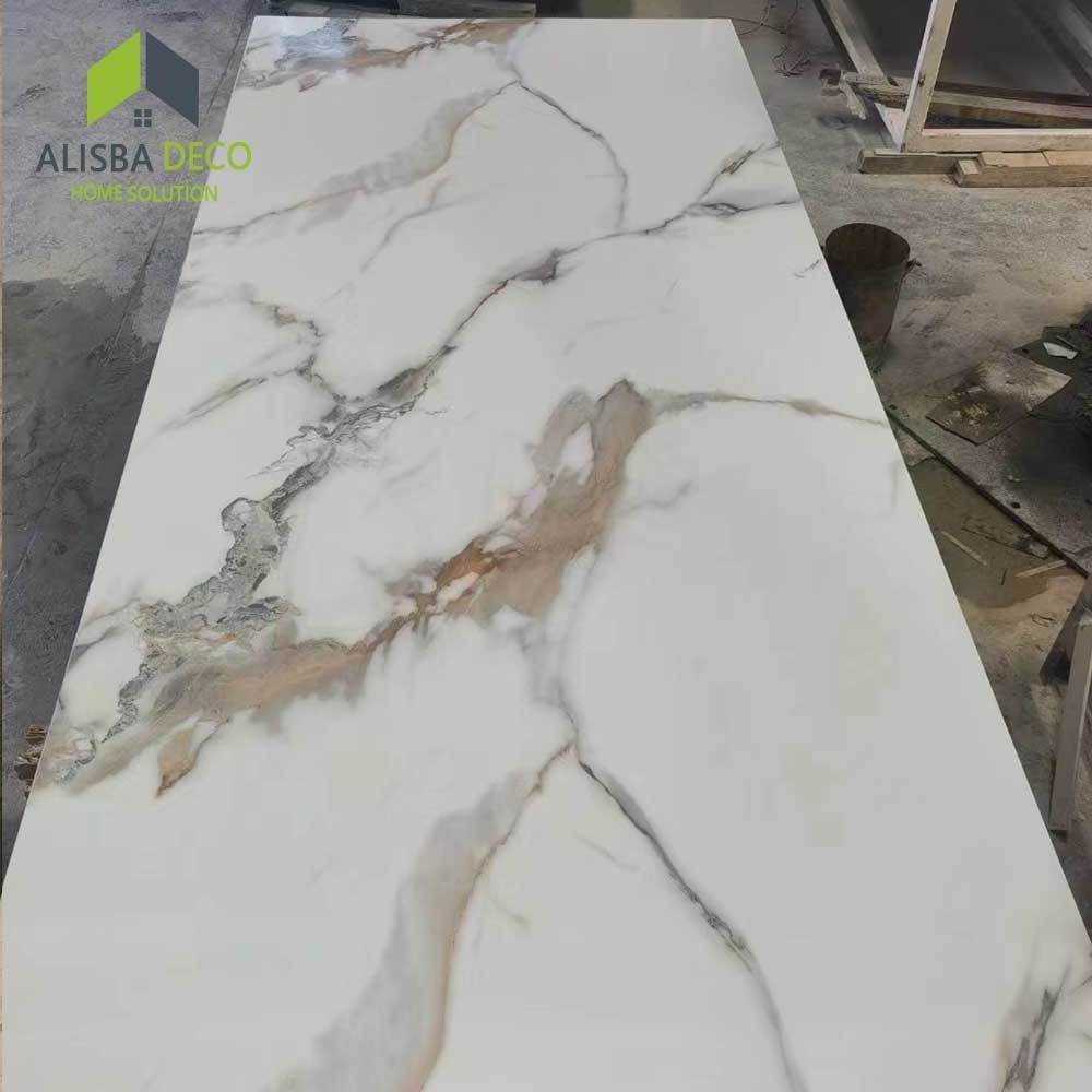 Hot selling  sheet pvc faux marble  pvc marble sheet  pvc marble wall panel