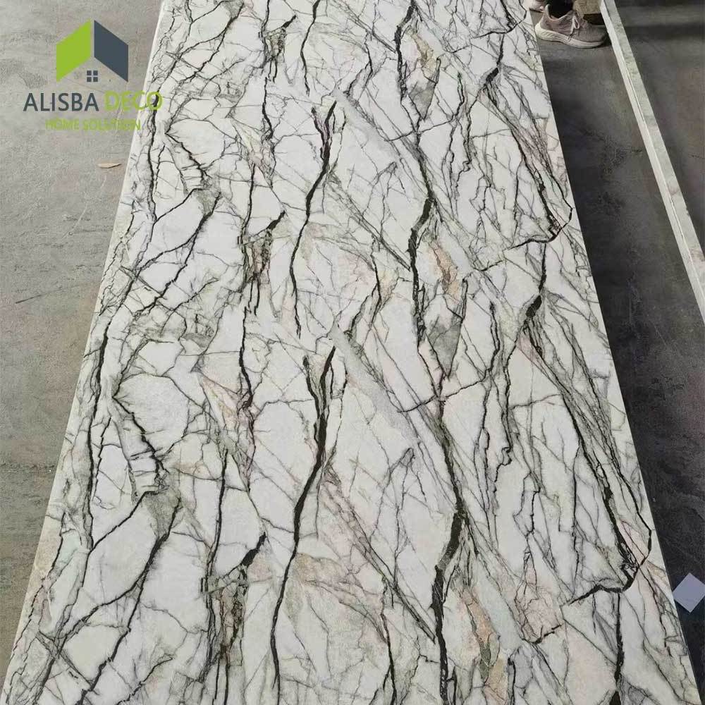 Hot selling  sheet pvc faux marble  pvc marble sheet  pvc marble wall panel