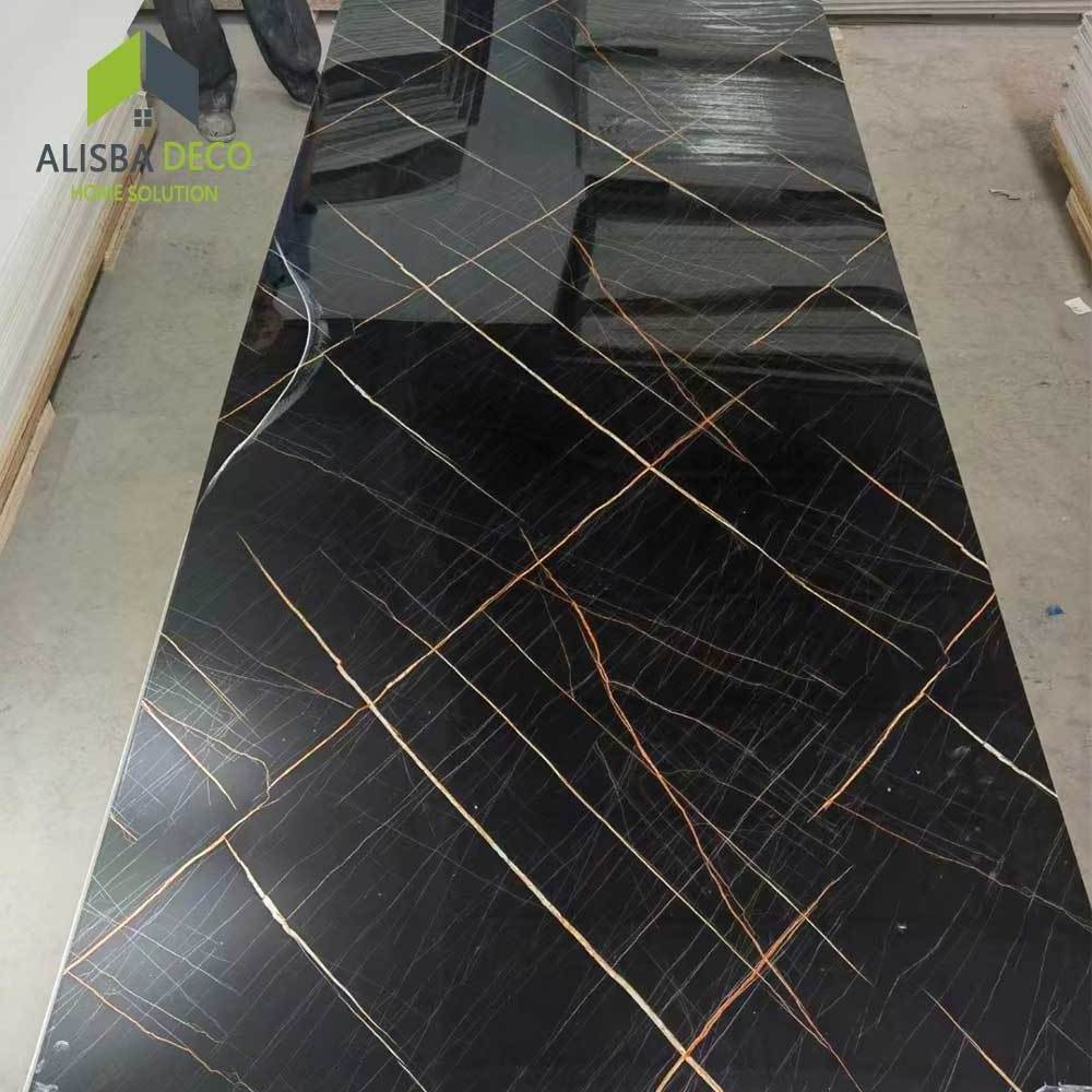 Hot selling  sheet pvc faux marble  pvc marble sheet  pvc marble wall panel