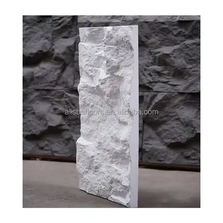 Alisba Fast Installation polyurethane pu stone wall panel Use Indoor And Outdoor Decoration