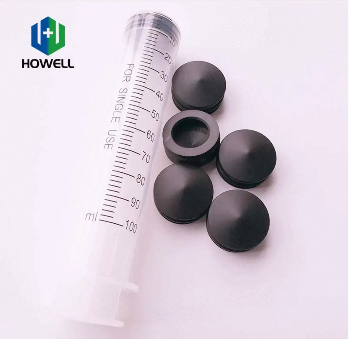 Good price non-sterile medical syringe rubber gasket with CE&ISO certificate