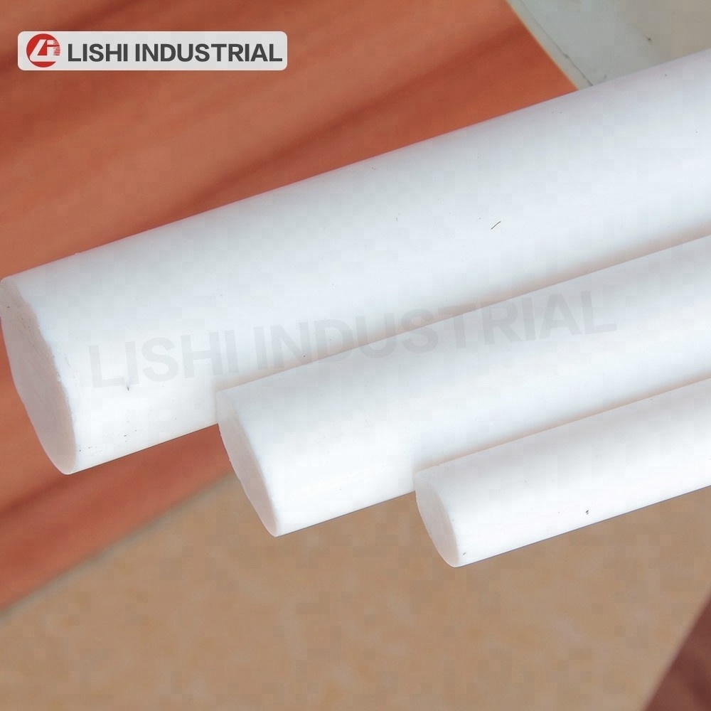 High quality 5mm-350mm natural white black plastic round solid PTFE rod, PTFE bar