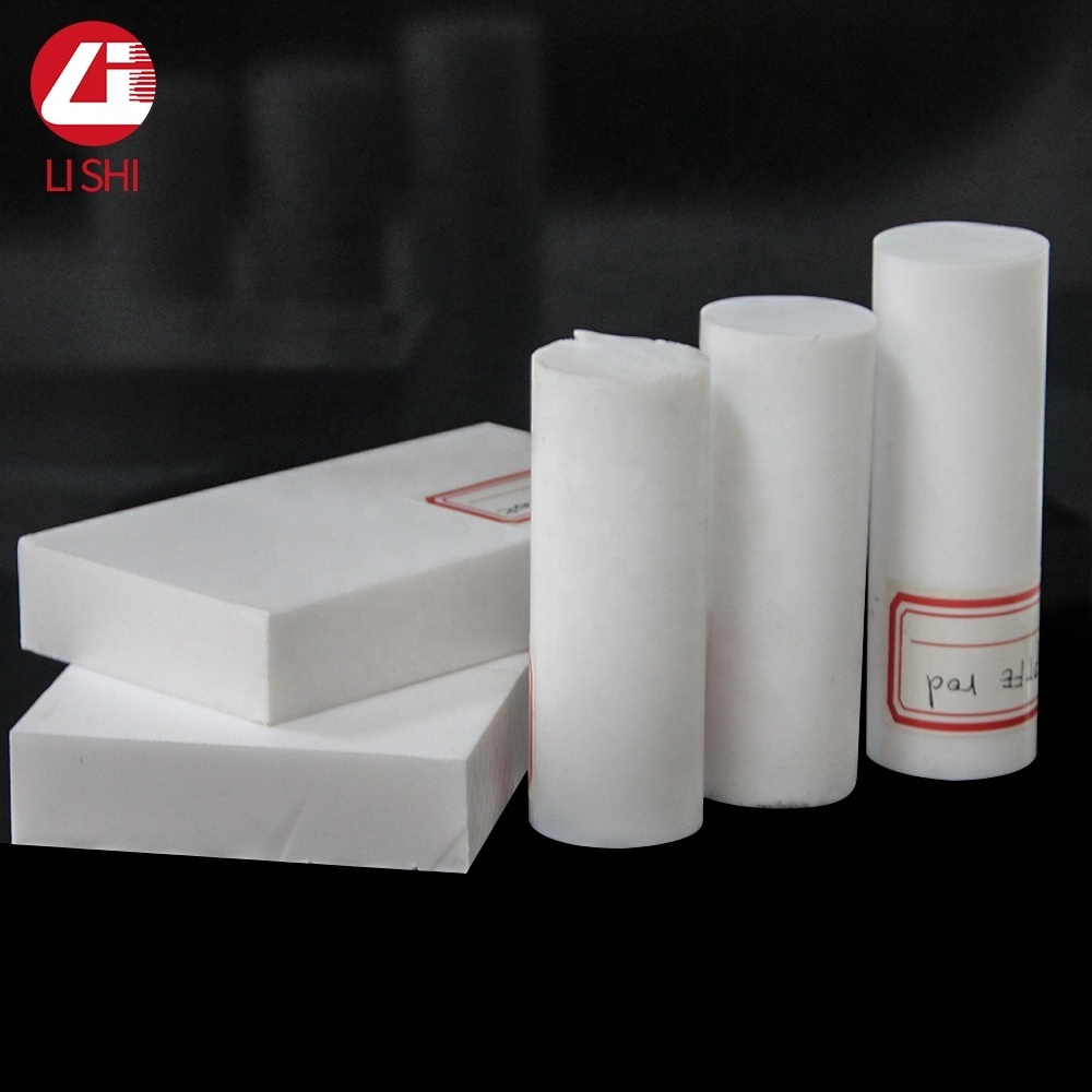 High quality 5mm-350mm natural white black plastic round solid PTFE rod, PTFE bar