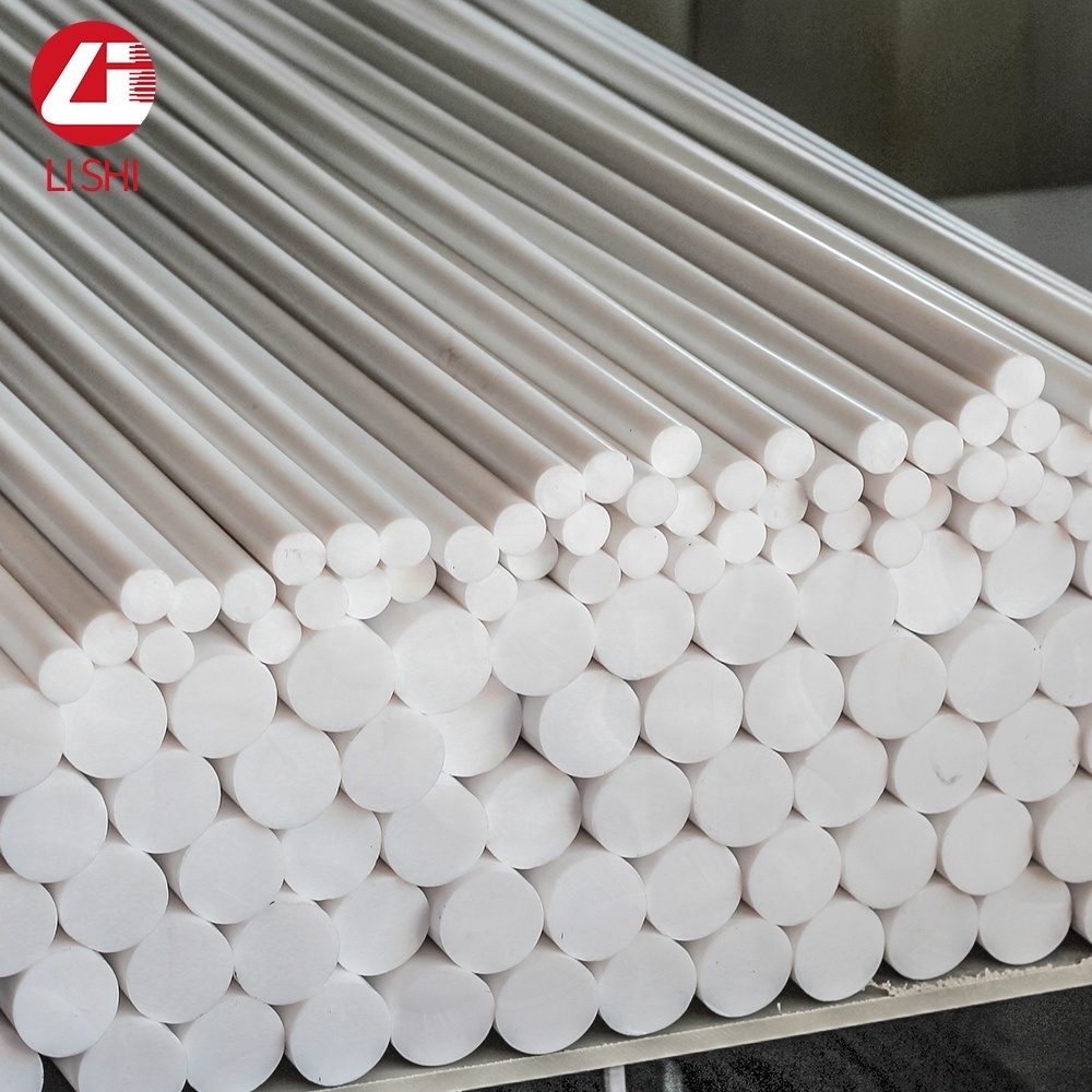 High quality 5mm-350mm natural white black plastic round solid PTFE rod, PTFE bar