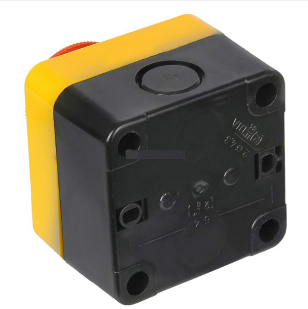 LA38 emergency stop button switch/elevator emergency stop button box, one normally open and one normally closed button switch