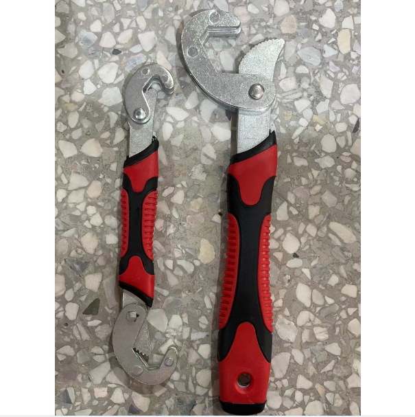 Universal wrench set adjustable open-end monkey wrench/self-tightening multi-function quick pipe wrench