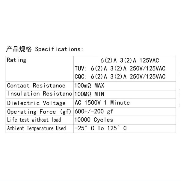 2-speed SMT toggle switch, light fixture color adjustment temperature micro toggle switch