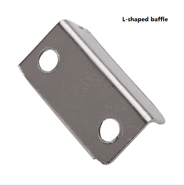 9 * 13 * L27 lock plate, high-end nickel color L-shaped right angle iron plate door drawer, lock tongue stopper