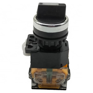 22mm select rotary button switch LA38-20X3 203/209B 3 gear position self-locking two normally open