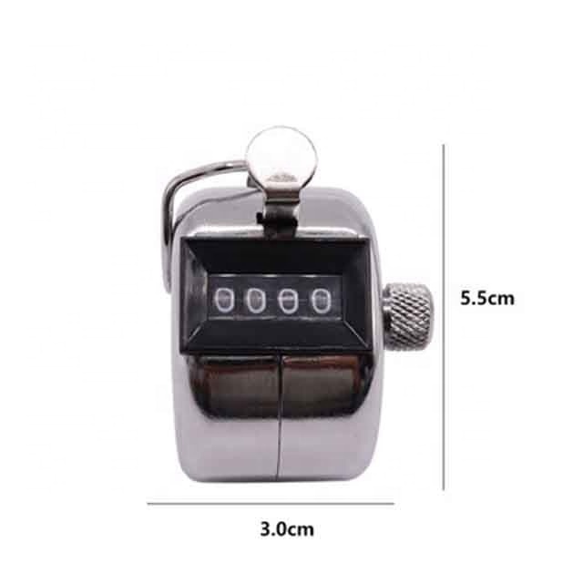 4-digit manual metal counter counting mechanical counter