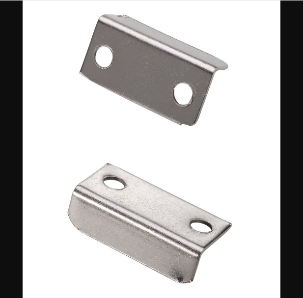 9 * 13 * L27 lock plate, high-end nickel color L-shaped right angle iron plate door drawer, lock tongue stopper