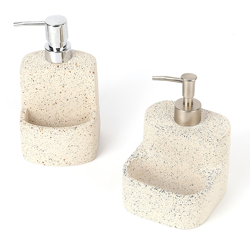 Custom Soap Dispenser Storage Holder Lotion Dispenser Pump Bottle Cement Bathroom Accessories Concrete Lotion Storage Holder