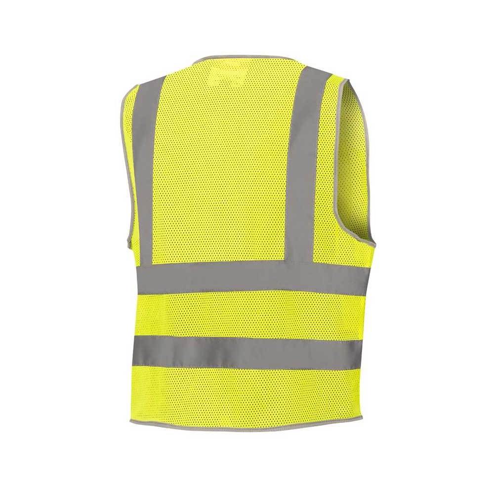 Safety Vest Security Vest Work Hi Vis Reflective Vests Hot Yellow Orange OEM Customized Logo Fabric