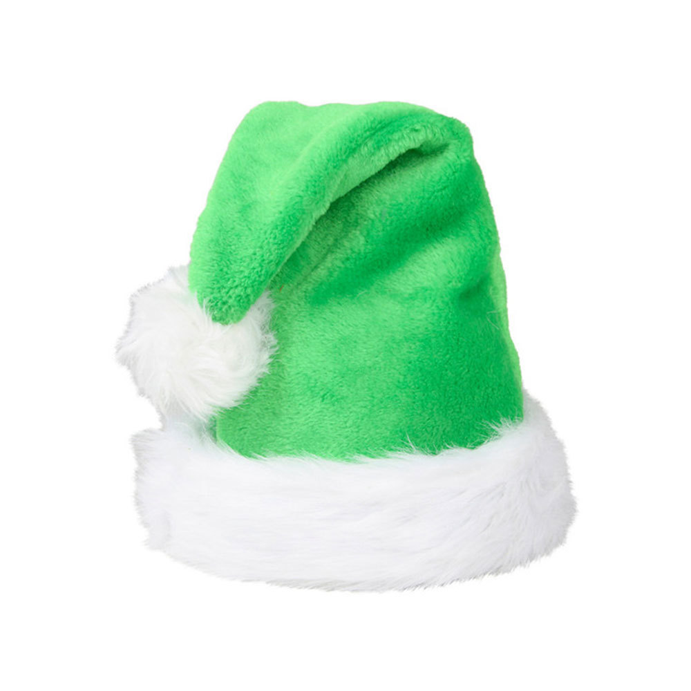 Costume Dress Up Long Plush Thicken High-end Short Plush Christmas Hats For Christmas Day