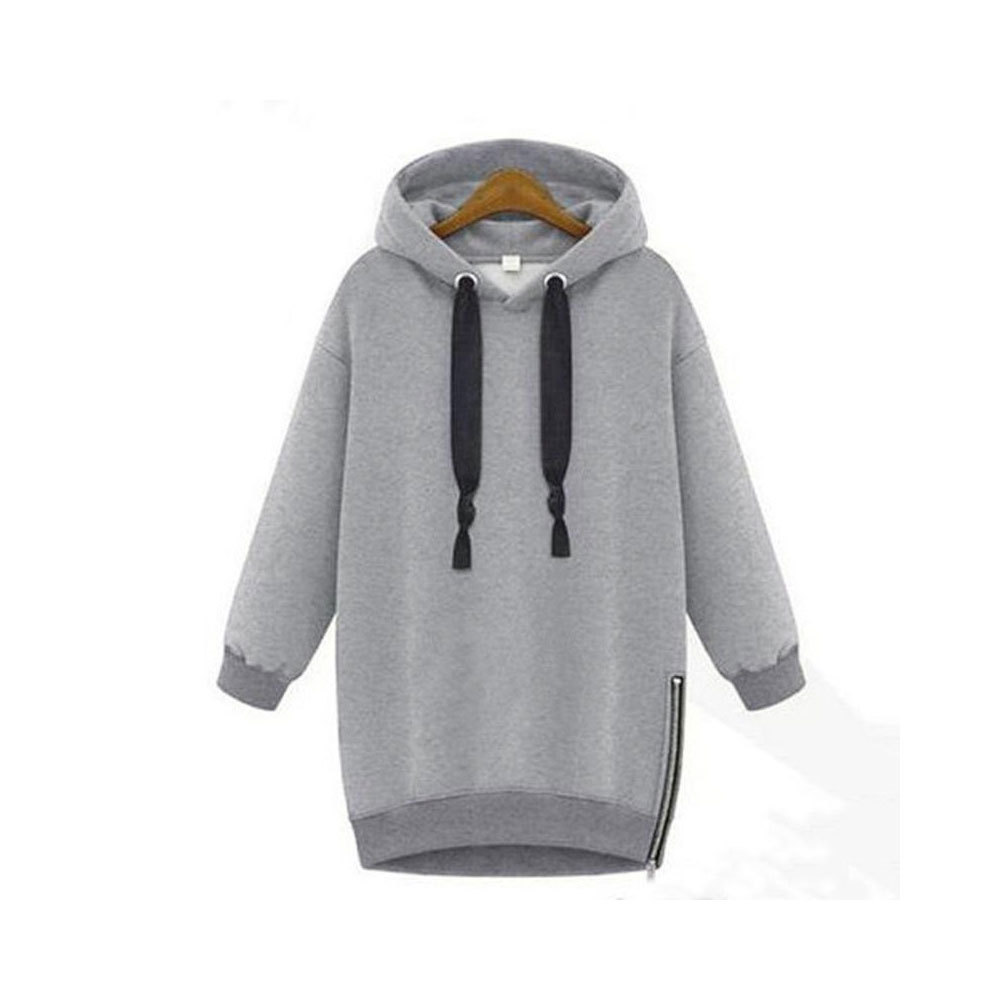 Wholesale Women Long Hoodie Dresses Low Price No MOQ Polyester Hoodies