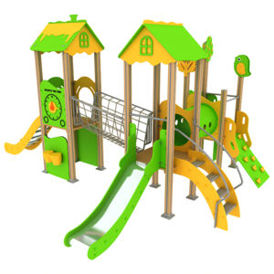 commercial children's outdoor playground PE plastic board slide with function panels