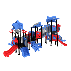 pool party kids playground water use slide customized outdoor amusement equipment plastic slide