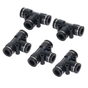 Metric Size Inch Size Pneumatic Elbow 90 Degree Plastic Quick Push Connector Tube Air Fittings