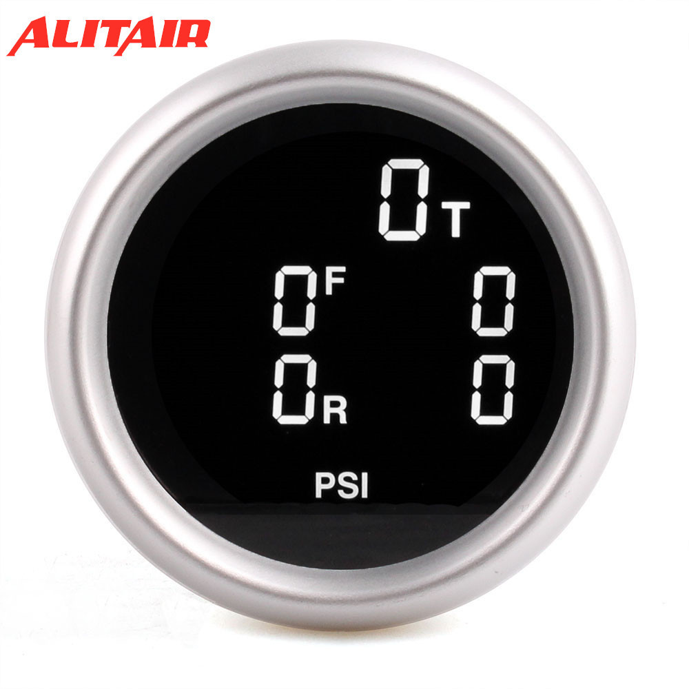 52mm Racing Cars Universal Digital Accuracy Air Pressure Gauge For Car Truck Air ride Lift Suspension Performance System