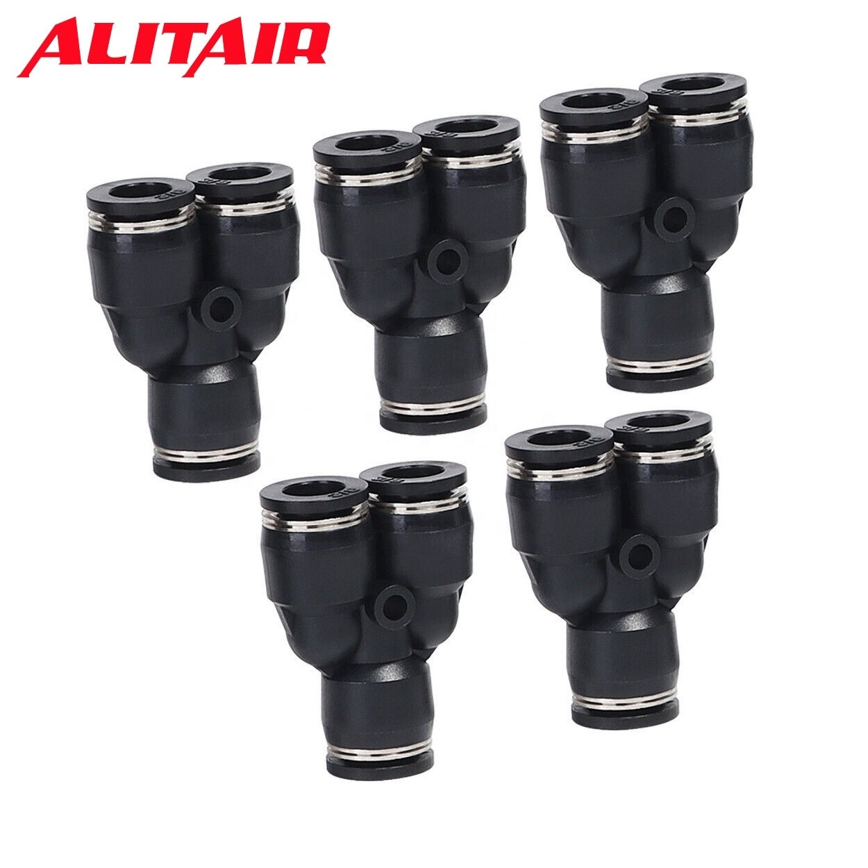 Metric Size Inch Size Pneumatic Elbow 90 Degree Plastic Quick Push Connector Tube Air Fittings