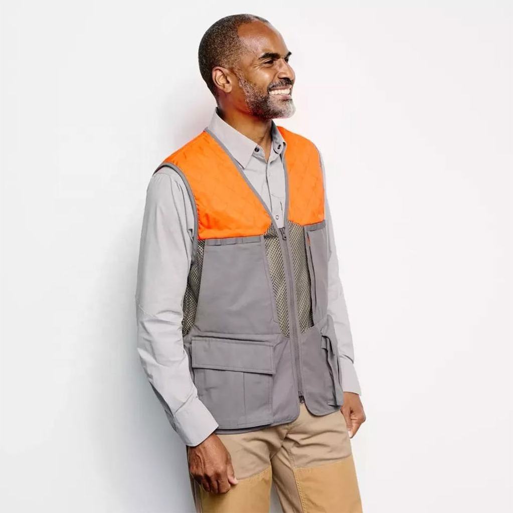 Adult Outwear High Quality Comfortable Upland Hunting Vest Hot Sale Orange Hunting Vest With Customize Logo