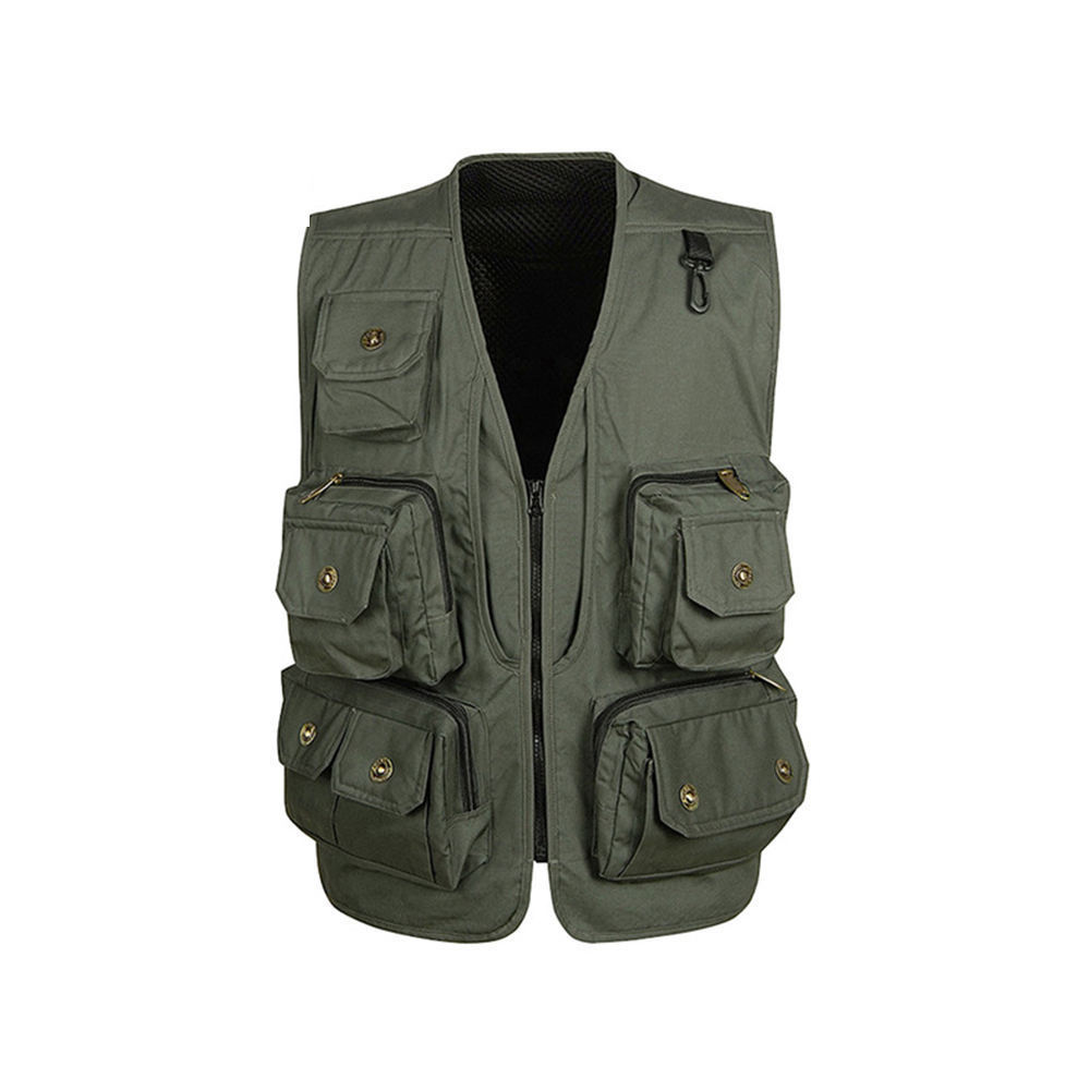 Professional Simple Design Customized Shooting Hunting Vest Outdoor Hunting Work Hunting Clothing animal Trap Camo