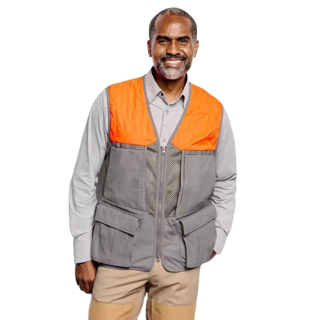 Adult Outwear High Quality Comfortable Upland Hunting Vest Hot Sale Orange Hunting Vest With Customize Logo