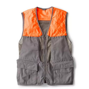 Adult Outwear High Quality Comfortable Upland Hunting Vest Hot Sale Orange Hunting Vest With Customize Logo