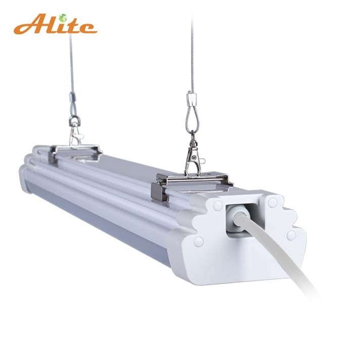 Commercial Supermarket shop 4000K 4ft Linkable 30W triproof tube office fixture batten bar led linear light