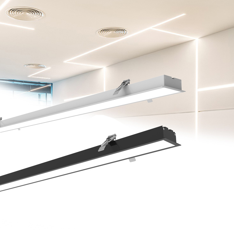 Alite Indoor 2ft 4ft Low Profile Flush Mount Ceiling Dimmable Strip Led Linear Strip Light Led Batten Light