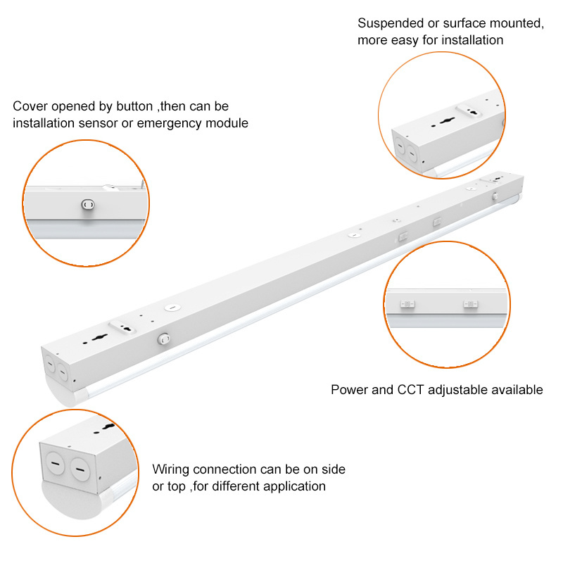 Alite 4ft LED Tube Light 6500K 1200mm Linear Light 25W 45W 50W 70W Indoor Lighting Category LED Batten