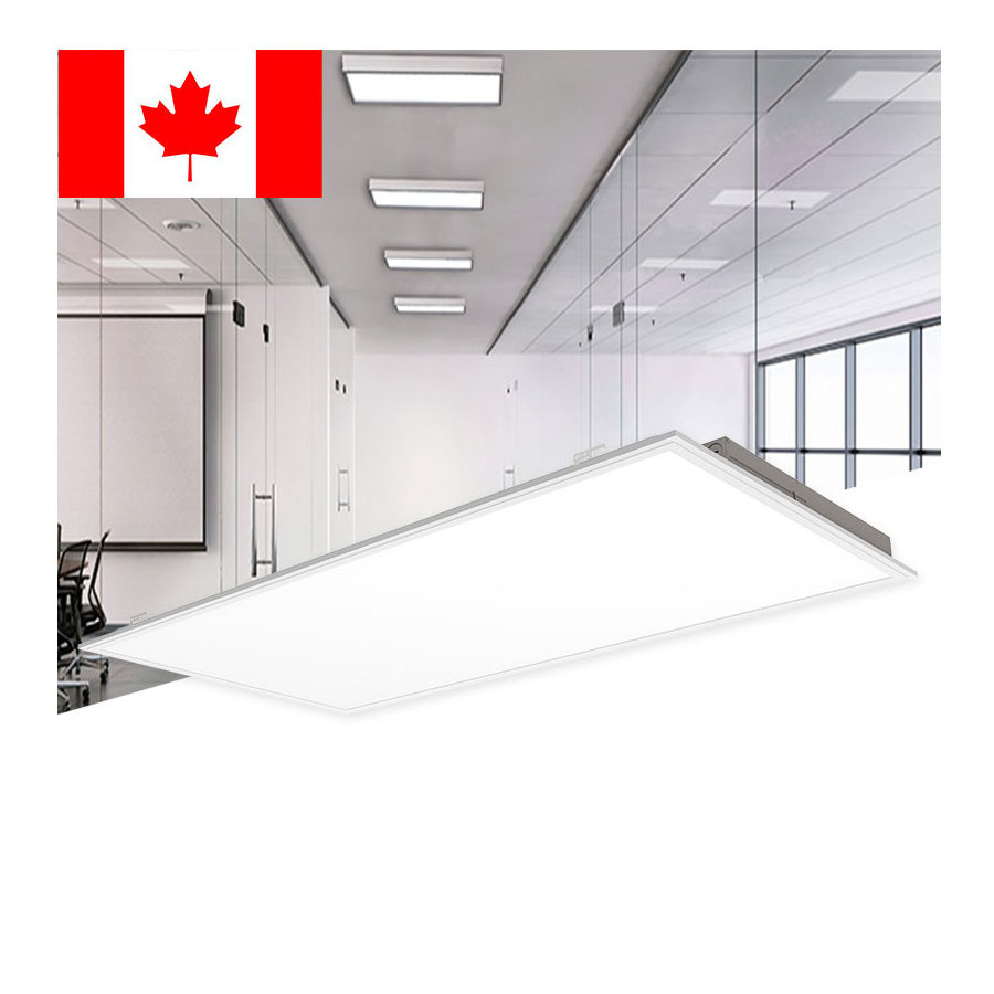 100-347V Dimmable 2x2 FT Commercial Led Panel Light Fixture Recessed Mount Square LED Patented Product