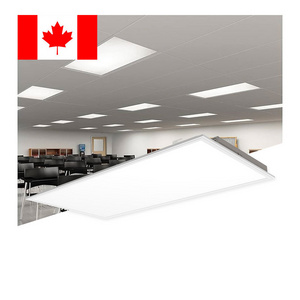 Commercial 130LM/Watt 0-10V Dimmable LED Flat Panel Light with Selectable 40W/50W/60W Wattage & 3000K/4000K/5000K/6500K CCT