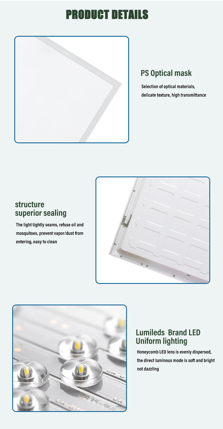 3CCT High Efficiency LED Panel Light 2x2 and 2x4 Sizes 0-10V Dimming Commercial Back-Lit LED Panel from Manufacturer