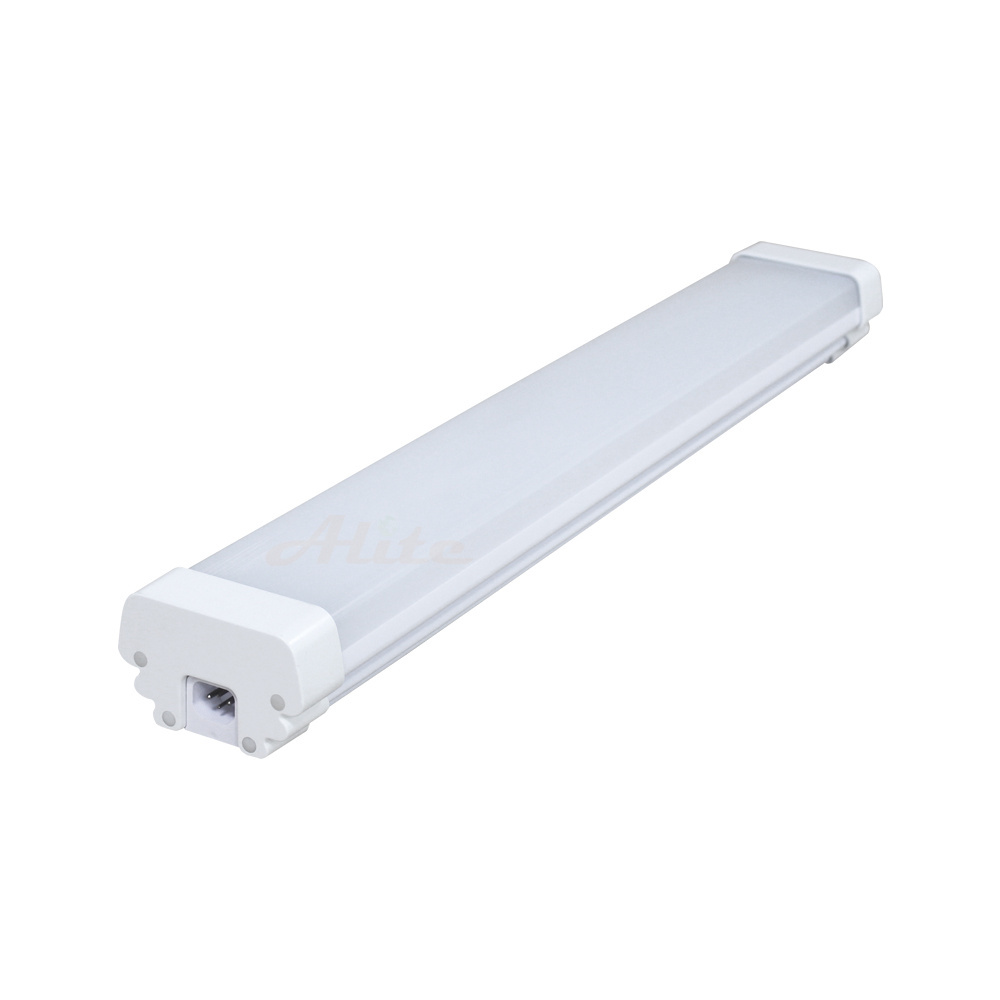 IP65 0-10V Dim 2ft 4ft airport warehouse tri-proof light cold storage light led linear pendant light