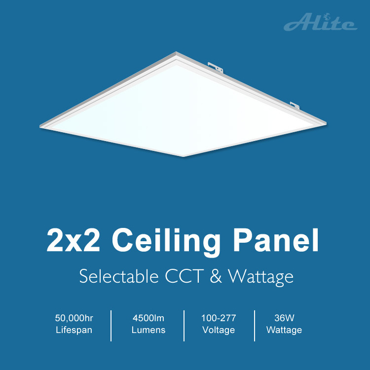 ETL 2'X2 2'X4' 1'X4' surface mount smart led ceiling light flat panel light