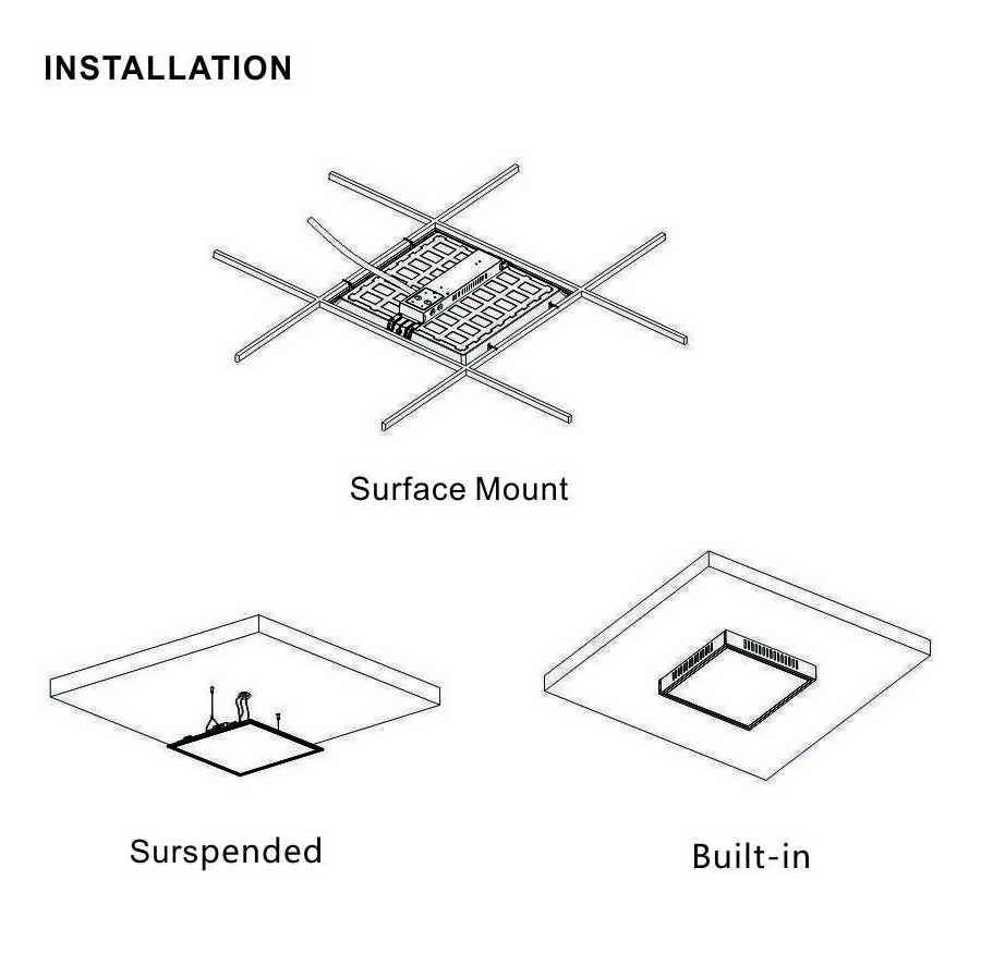 Alite High Quality Dlc Dimmable 4ft Hi Bay Industrial High Lumen Emergency Kit Heat Sink Linear Led High Bay Lights