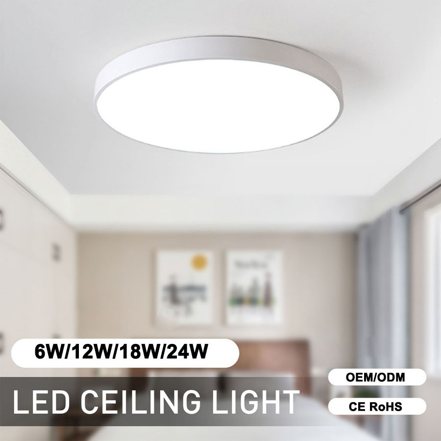 Fast Delivery Ultra Thin Led Panel Lights Surface Indoor Ceiling Square Downlight Fixtures