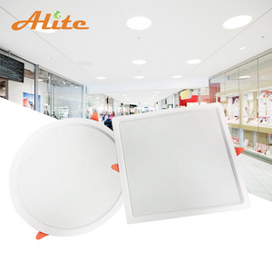 Ultra Thin Recessed Mounted Commercial Lighting Warm White Aluminum Led Panel Light Ceiling Downlight