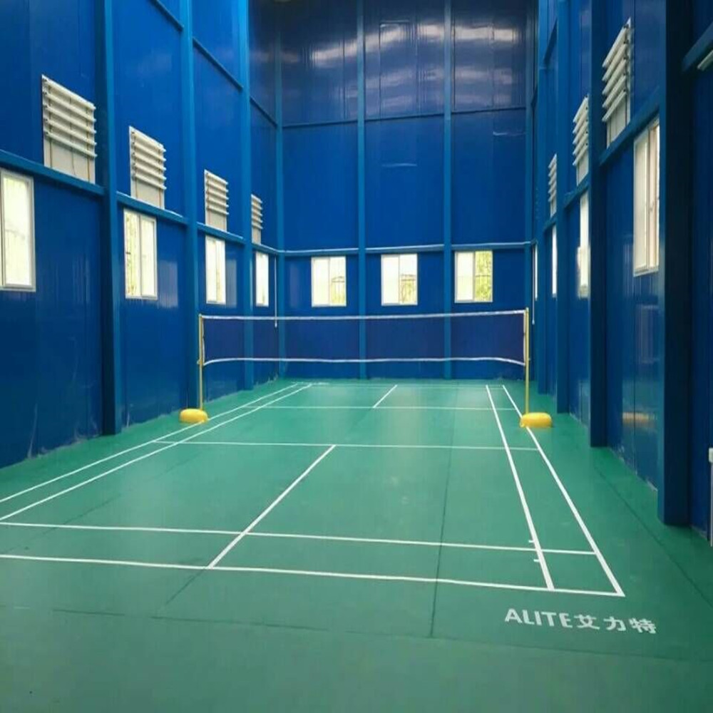 PVC rolling shuttle flooring mat indoor Vinyl badminton court mat