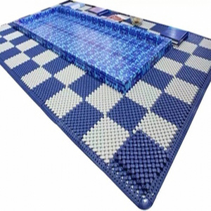 Modular Lock Type Anti-slip Wet Area Safety Mats for Perimeter Pool Floors