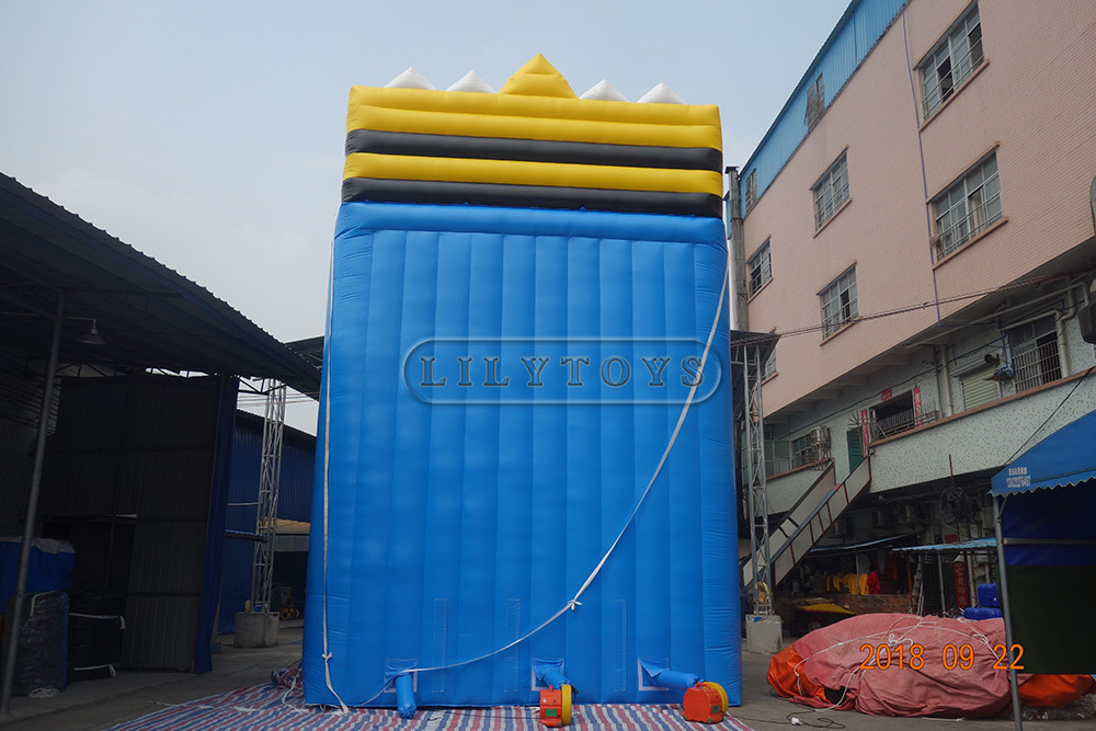 Outdoor Commercial Inflatable Stair Slide, Exciting Giant Inflatable Dry Slide, Tropical dry slide for rental