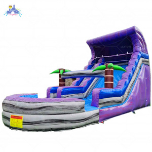 high quality commercial backyard giant big inflatable waterslide water pools slide for adults