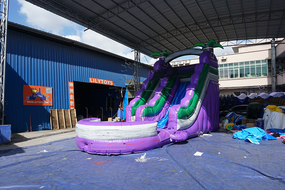 high quality commercial backyard giant big inflatable waterslide water pools slide for adults