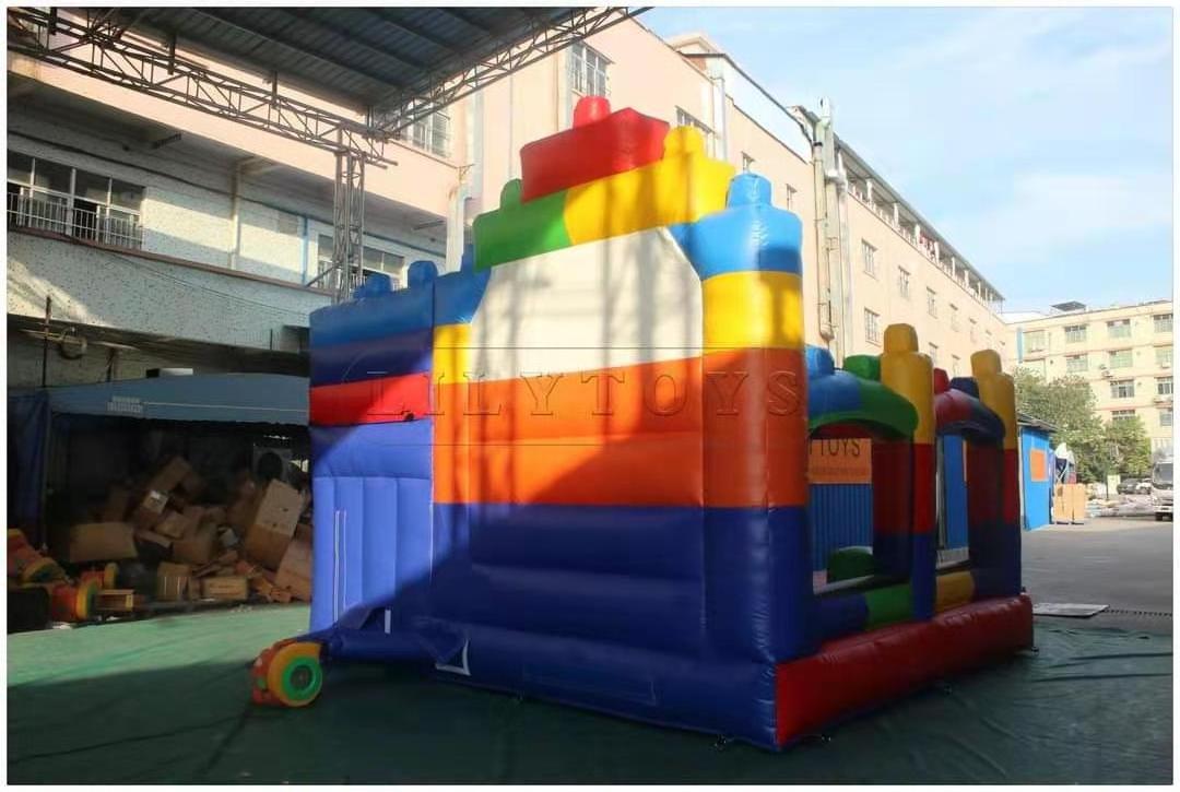 Lilytoys New Design Commercial Inflatable Bounce House Combo Kids Jumping Castle Inflatable Bouncy Castle with Small Slide