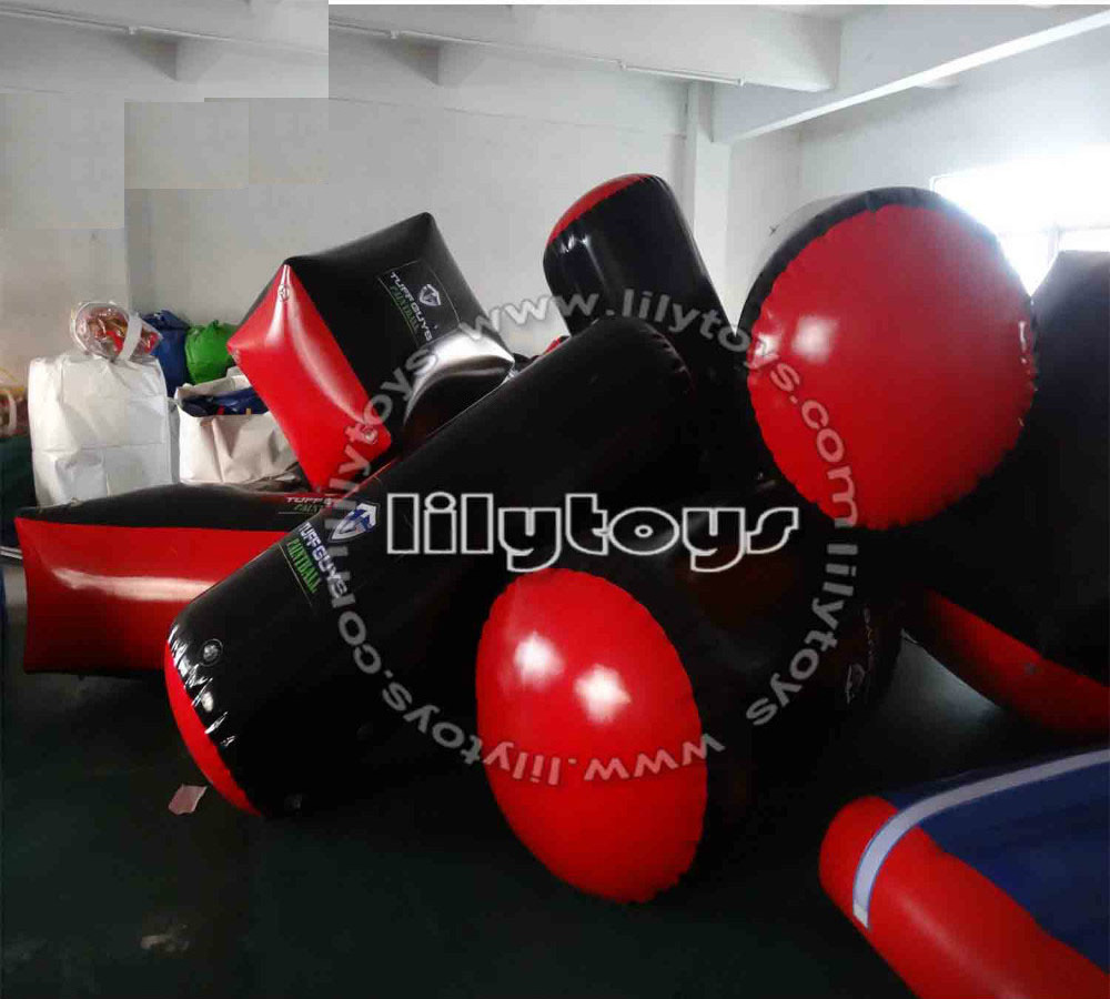 Outdoor training shooting practice shooting tag arena archery fighting field inflatable paintball bunkers for sale