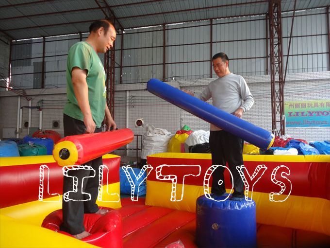 Customized funny game inflatable fight games outdoor inflatable party games for kids