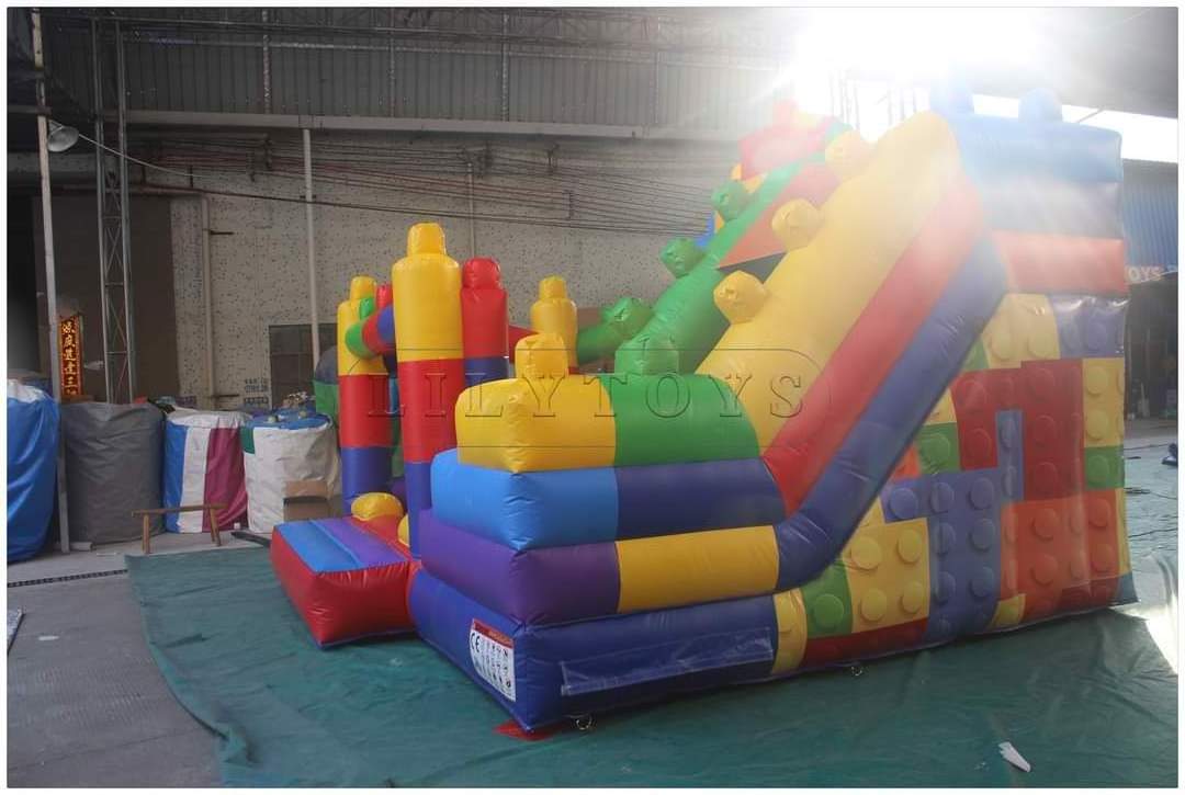 Lilytoys New Design Commercial Inflatable Bounce House Combo Kids Jumping Castle Inflatable Bouncy Castle with Small Slide