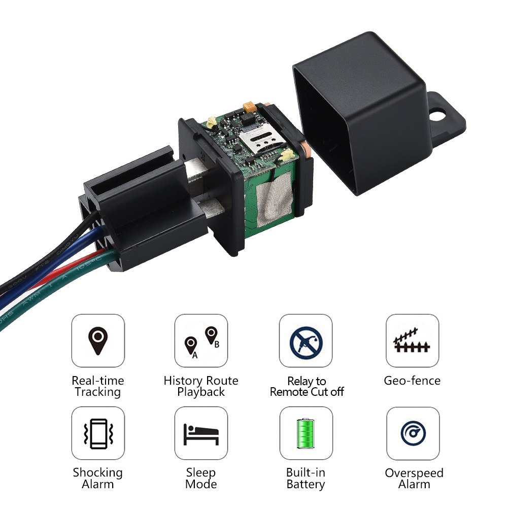 SinoTrack ST-907 Small Relay Shape GPS Tracking Device Car Hidden Tracking GPS Tracker With Remote Cut Off Power