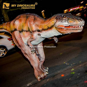 MY Dino-Life size velociraptor adult dinosaur costume